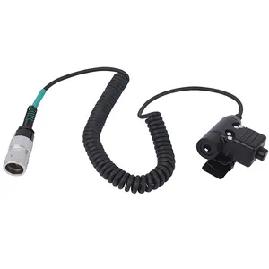 U94 Push-To-Talk (PTT)System Adapter Radios FL5601-02 with U-329/U MIL-C-55116 6-Pin Connector for AN/PRC-148 & AN/PRC-152 Radio