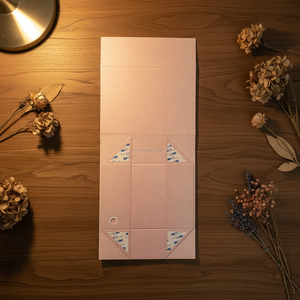 Boîte à chaussures pliable de luxe rose vif, échantillon de parfum, boîte à chaussures magnétique pliable personnalisée, fabricant OEM, logo personnalisé - Product Image 1