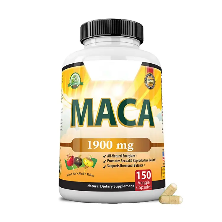 GMP/ISO/HALAL manufacturer private label maca root man enhancement capsules/supplements
