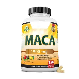 Gmp/iso/halal ผลิตฉลากส่วนตัว Maca root ปรับปรุงแคปซูล/อาหารเสริม