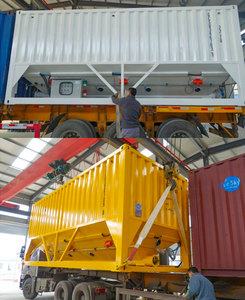Silo horizontal mobile de haute qualité de 20 à 30 tonnes, centrale à béton, réservoir de silo à ciment en acier au carbone, prix - Product Image 4