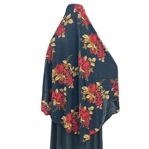 2026 Dubaï Robe <span class=keywords><strong>Hijab</strong></span> à fleurs musulmane, Abaya de prière, Khimar, <span class=keywords><strong>Djellaba</strong></span>, Jilbab, Kaftan, Robe <span class=keywords><strong>Hijab</strong></span> pour Femme, Vêtements Islamiques d'Arabie Saoudite - Product Image 4