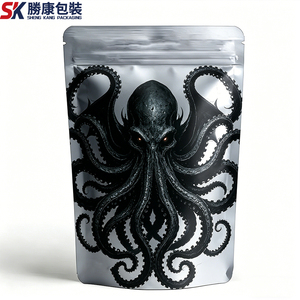 Custom-Printed Digital Laminated Zipper Top Stand-Up Pouches Food Grade Recyclable Odor-Proof PE <b>Bags</b> for Candy Gummy Calbee - Product Image 1