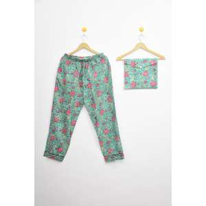 Nouvel ensemble de pyjama en coton super doux à imprimé floral, vêtements de nuit pour femmes, ensembles de vêtements de nuit confortables pour femmes - Product Image 3