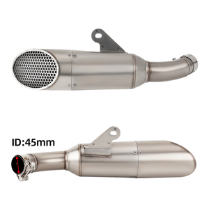 Sistema de Escape Completo Modificado para Motocicleta Yamaha YZF R3 R25 <span class=keywords><strong>MT03</strong></span> 2015-2024, Tubería de Conexión Frontal con Silenciador de Malla - Product Image 5