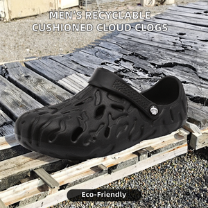 Zuecos Transpirables Antideslizantes con Amortiguación de EVA, Pantuflas Reciclables Tipo Nube para Hombre, Sandalias Casuales para Playa y Verano - Product Image 2