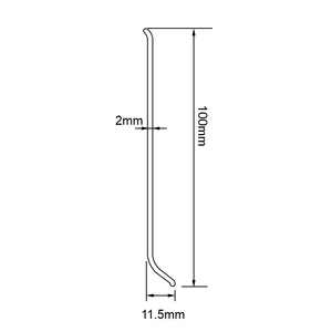 S100-I, raitto PVC tự dính tường cơ sở nhà sản xuất linh hoạt tường ván chân tường đúc TRIM Peel và Stick cao su tường cơ sở - Product Image 6
