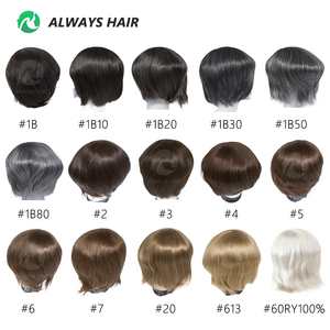 <span class=keywords><strong>Peluca</strong></span> de Cabello Humano Virgen Europeo <span class=keywords><strong>Real</strong></span> de 6, 8 y 9-10 Pulgadas, con Base de PU Inyectado y Piel Fina de 7x9, Color Marrón, para Hombres - Product Image 6