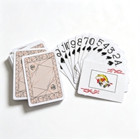 Cartes à jouer en PVC, finition brillante, pour le billard, résistantes aux intempéries, avec boîte, impression personnalisée directe d'usine