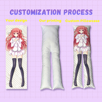 Oreiller corporel carré personnalisé à jambes séparées, motif personnage de dessin animé, pour 180x60cm (71x24in), pour la maison, marchandise d'anime, fabricant OEM