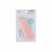 Lima de uñas desechable K Beauty, 12 unidades, profesional, de un solo uso, higiénica, para manicura y pedicura, recta, grano 180