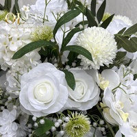 Boule de fleurs en soie de haute qualité ROMANTIC pour décorations de table de mariage, de remise de diplôme, centres de table photo pour salle de mariage et table de fête