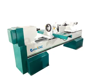 single axis cnc wood lathe high efficiency woodworking turning machine mini high-precision wood carving lathe