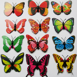 Decorazioni a Farfalla 3D in PVC da 7CM, Magnetiche, <span class=keywords><strong>per</strong></span> Matrimoni e Finestre, Vendita all'Ingrosso <span class=keywords><strong>per</strong></span> Uso Domestico ed Eventi - Product Image 4