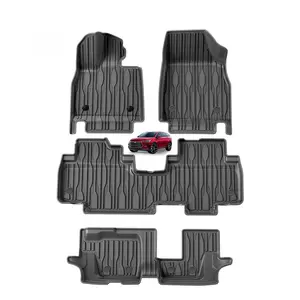 Wholesale Hot Sale Car Mats For BYD TANG 7 Seats 2023 TPE 7D Car Foot Mat Waterproof Custom Carpet Car Floor Auto Interior Acces