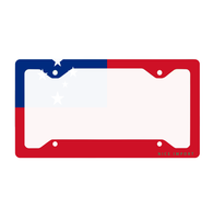 Cadre de plaque d'immatriculation avec drapeau des îles Turcs et Caïcos, couverture universelle en aluminium pour plaque d'immatriculation, accessoires de décoration pour voiture