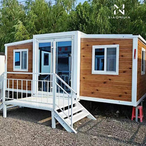 Maisons préfabriquées pliables de luxe de 20 à 40 pieds, deux chambres, une salle de bain, en acier, extensibles, application hôtelière, en vente - Product Image 2