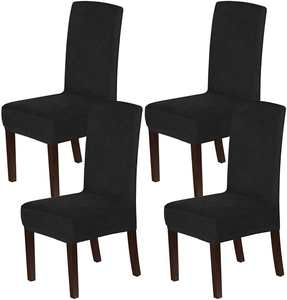 Bọc Co Giãn Vải Nhung Co Giãn Dùng Trong Phòng Ăn Gia Đình Bọc Ghế Giặt Được 4 Món - Product Image 1