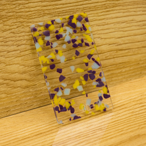 Feuilles acryliques dispersées colorées couleur bonbon poudre d'oignon découpe Laser traitement oignon paillettes panneau - Product Image 5