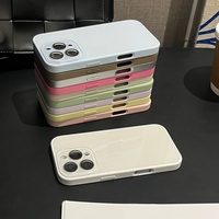 Casing HP All Inclusive Berbahan Kaca Temper untuk iPhone 17 16 15 14 13 12 11 Pro Max, Pelindung Kamera, Desain Sederhana