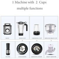 Blender à fruits Licuadora Liquidificador De Vidro Happy Partner Blender 600w, Blender à jus de tomate