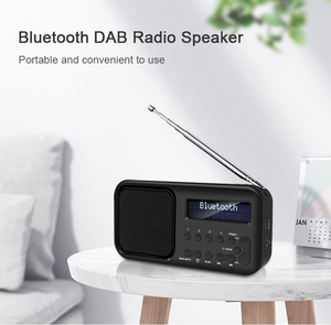 Hot Bán 800MAh Pin Sạc LCD Hiển Thị 5 Wát DAB + DAB FM Radio Bluetooth Loa Kỹ Thuật Số Đài Phát Thanh - Product Image 5
