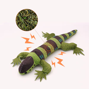 Giocattolo per gatti con gatto in tessuto di peluche e carta da gatto con erba gatta simulata personalizzata - Product Image 3