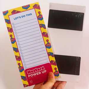 Bloc de Notas Magnético Personalizado Ecológico para Refrigerador, Diseño Mediano, Paquete Multipieza, Tablero de Notas - Product Image 1