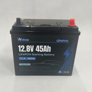 맞춤형 12V 600CCA 36Ah 45Ah 배터리 (내장형 충전 표시등 포함) 자동차 시동 배터리 - Product Image 1