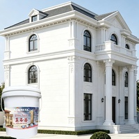 Peinture en pierre naturelle de fabrication chinoise, peinture murale extérieure imperméable aux UV pour la façade des bâtiments de villas, certifiée CE