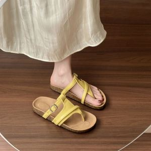 2026 for Style <b>Flat</b> <b>Sandals</b> for Women Summer Outdoor Retro Roman Fashion with Casual Toe Loop <b>Flat</b> Heel Slides Slippers - Product Image 2