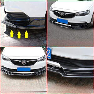 3PCS Sport Style ABS Material Front Splitter Spoiler Front Lip Front Bumper pour <span class=keywords><strong>Buick</strong></span> Excelle 18-21 - Product Image 3