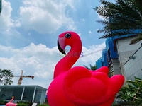 Flamant rose géant gonflable pour décoration de fête, modèle animal gonflable pour la publicité et la promotion
