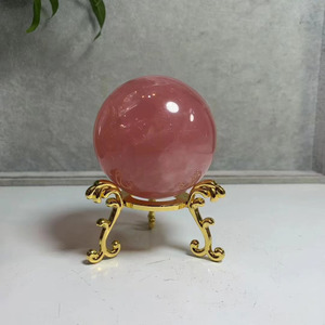Sfere Feng Shui Intagliate e Incise in Stile Angelo, Cristalli di Quarzo Rosa e Ametista, Pietre Spirituali all'Ingrosso - Product Image 3