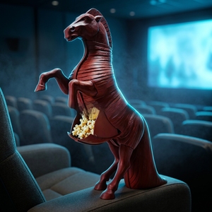 <span class=keywords><strong>Figurine</strong></span> en résine Cheval de Troie, Nouveauté, Produit dérivé du film L'Odyssée, Mythe grec ancien, Décoration d'intérieur, Rangement pour pop-corn, Cadeau - Product Image 6