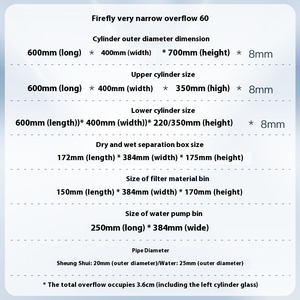 Lange Object Vuurvlieg Kleine Desktop Geïntegreerde Inheemse Bodem Filter Tank Rode <span class=keywords><strong>Clown</strong></span> <span class=keywords><strong>Aquarium</strong></span> Smalle Zijfilter Lade Rechthoek - Product Image 5
