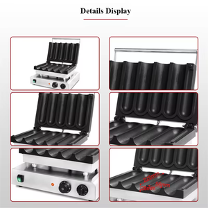 Máquina de rollos de pollo de 5 rejillas de nuevo diseño, máquina para hacer sándwiches de acero inoxidable para tostadora comercial - Product Image 3