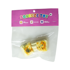 Juguete Sensorial de Silicona con Forma de Pastel de Arroz, Estilo Comida, Juguete Blandito y Lindo para Aliviar el Estrés - Product Image 3