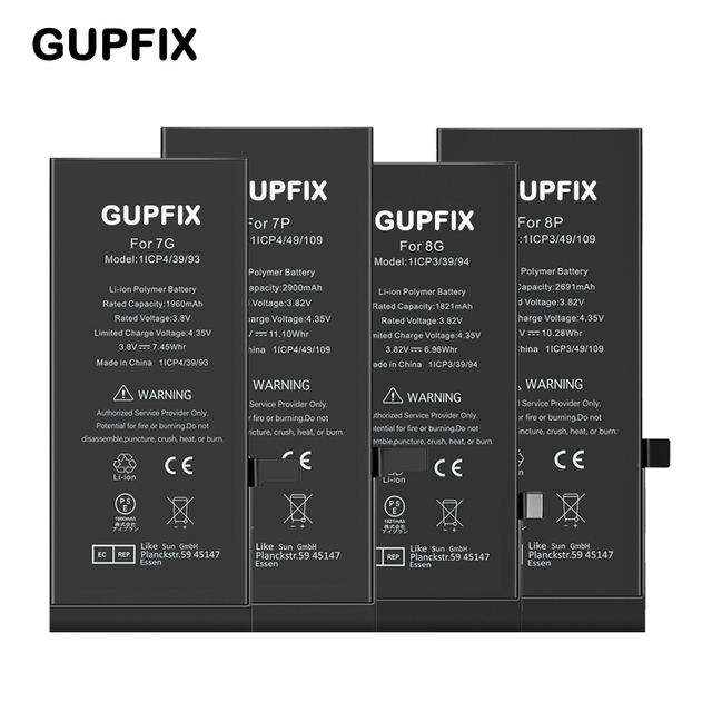 High Capacity Digital Lithium Polymer Replacement Battery for iPhone 7 7G Plus 11 12 13 14 Pro Max