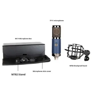 Microphone à condensateur cardioïde à large diaphragme De L Feng Gen <span class=keywords><strong>Tf11</strong></span>, boîtier métallique, filaire XLR, réponse en fréquence 20Hz-18kHz, 130dB - Product Image 3