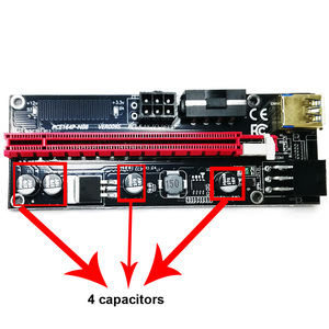 ใหม่ล่าสุด Ver009 Usb 3.0 PCI-E <span class=keywords><strong>Riser</strong></span> <span class=keywords><strong>Ver</strong></span> <span class=keywords><strong>009S</strong></span> Express 1X 4X 8X 16X Extender <span class=keywords><strong>Riser</strong></span> การ์ด Sata 15Pin 6พิน - Product Image 2