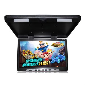 Moniteur de plafond rabattable 19 pouces TFT LCD LED HD 1080P avec audio haute résolution, lecteur multimédia MP5, système de divertissement pour bus, <span class=keywords><strong>camping</strong></span>-<span class=keywords><strong>car</strong></span>, SUV - Product Image 4