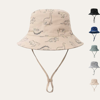 Summer Outdoor Baby Upf 50 Protection UV Summer Sun Wide Brim Kids Children Boy Safari Fishing Surf Fisherman Sun Bucket Hat