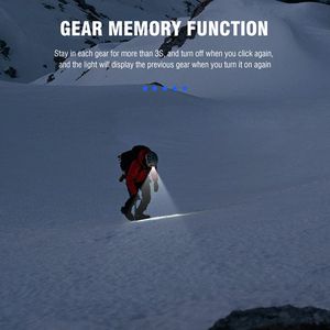 Lampes frontales pour la course à pied, la randonnée, la pêche, le camping avec lumière blanche et rouge, étanches, 850LM, LED rechargeable, lampe <span class=keywords><strong>frontale</strong></span> - Product Image 4