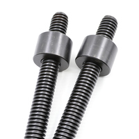 Grade 8.8 Trapezoidal Coarse Thread Hanger Studs Threaded Rod with Manual Nuts Screw