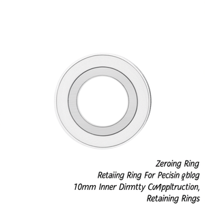 Anneau de centrage pour applications de précision, diamètre intérieur de 10 mm, construction métallique - Product Image 2