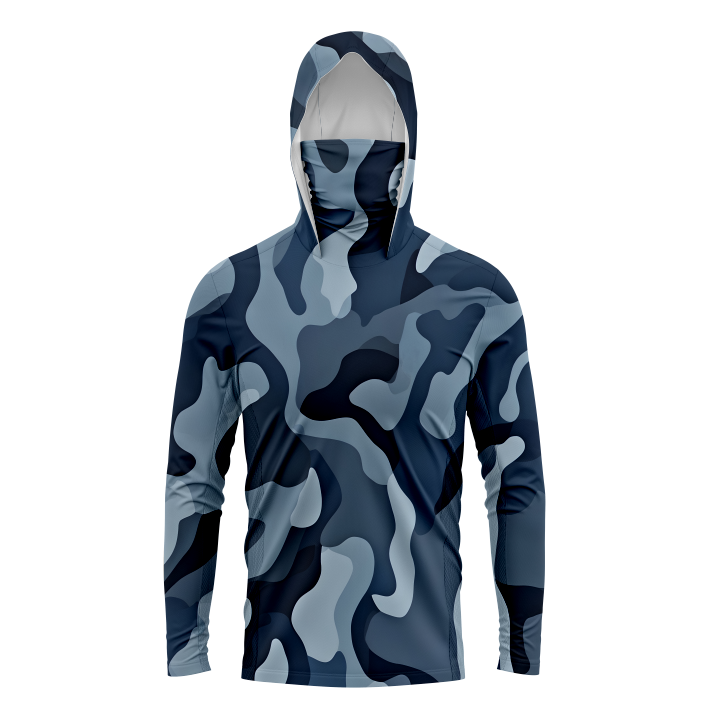Camouflage blue
