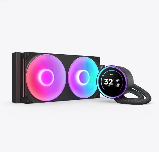 New NZXT Kraken Elite 280 RGB 280mm AIO Liquid Cooler With 2.72" IPS LCD & RGB High-Performance Liquid CPU Cooler