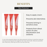 Crème isolante protectrice du cuir chevelu Q8 Private Label, protection avant la coloration et la permanente, résistance à la stimulation, 15ml*6
