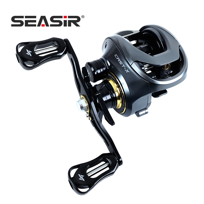 Seasir Cast-X 2023 Carbon Baitcasting Fishing Reel 6+1BB 7.3:1 Gear Ratio  for Saltwater and Freshwater Fishing